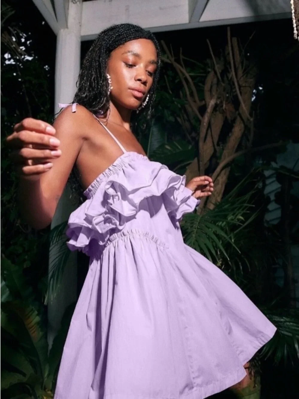 Free People Dress Women’s XS Free-est Have a Thing for You Mini Lavender